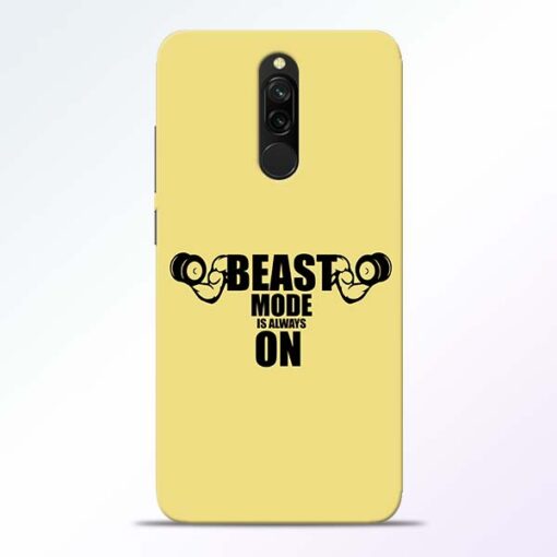 Beast Mode Redmi 8 Mobile Cover