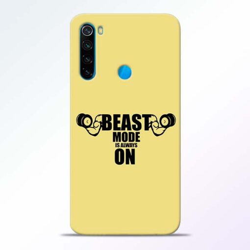Beast Mode Redmi Note 8 Mobile Cover