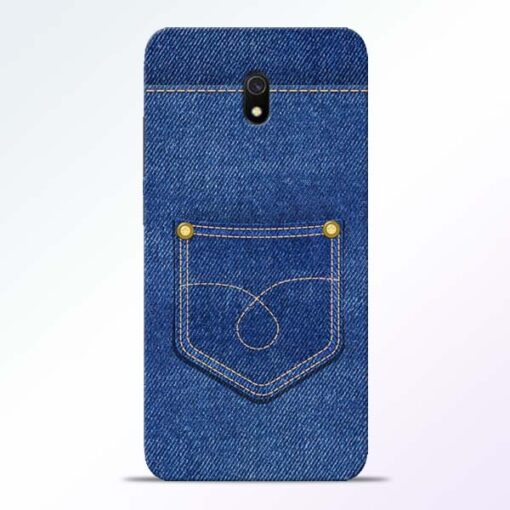 Blue Pocket Redmi 8A Mobile Cover