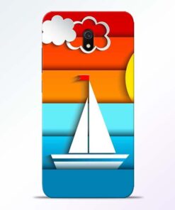 Boat Art Redmi 8A Mobile Cover