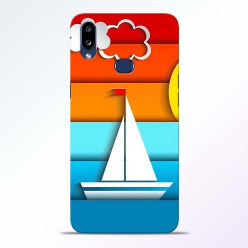 Boat Art Samsung Galaxy A10s Mobile Cover