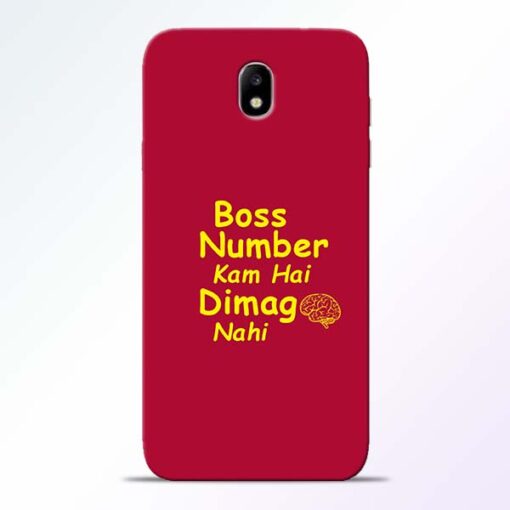 Boss Number Samsung Galaxy J7 Pro Mobile Cover