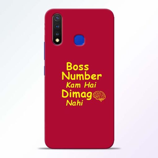 Boss Number Vivo U20 Mobile Cover