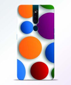 Bubble Pattern Oppo F11 Pro Mobile Cover