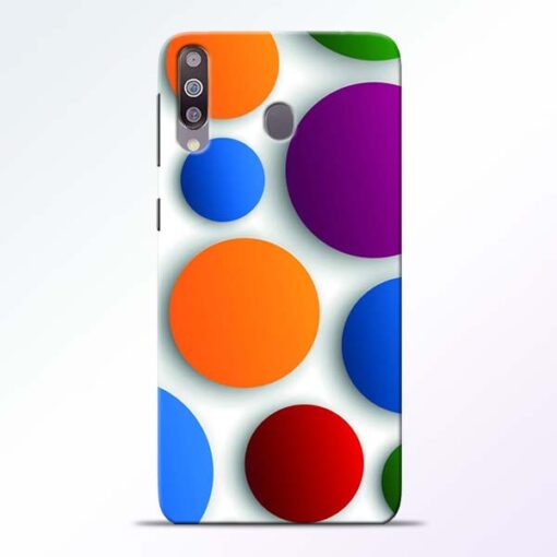 Bubble Pattern Samsung Galaxy M30 Mobile Cover