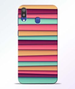 Color Stripes Samsung Galaxy M20 Mobile Cover