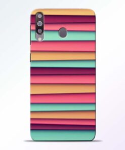 Color Stripes Samsung Galaxy M30 Mobile Cover