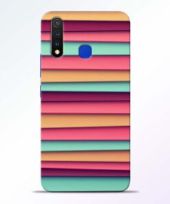 Color Stripes Vivo U20 Mobile Cover