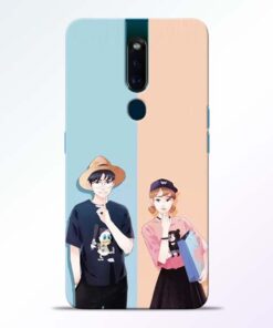 Cute Couple Oppo F11 Pro Mobile Cover