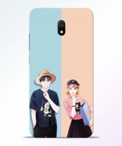 Cute Couple Redmi 8A Mobile Cover