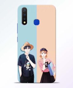 Cute Couple Vivo U20 Mobile Cover
