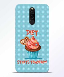 Diet Start Redmi 8 Mobile Cover