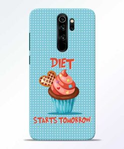 Diet Start Redmi Note 8 Pro Mobile Cover