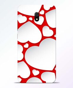 Heart Shape Redmi 8A Mobile Cover