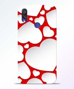 Heart Shape Redmi Note 7 Pro Mobile Cover