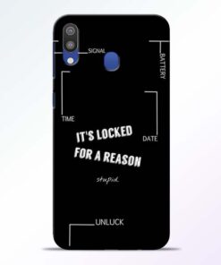 Its Locked Samsung Galaxy M20 Mobile Cover