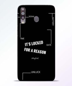 Its Locked Samsung Galaxy M30 Mobile Cover