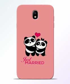 Just Married Samsung Galaxy J7 Pro Mobile Cover