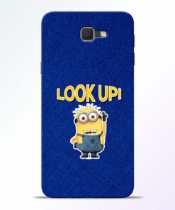 Look Up Minion Samsung Galaxy J7 Prime Mobile Cover