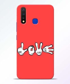 Love Symbol Vivo U20 Mobile Cover