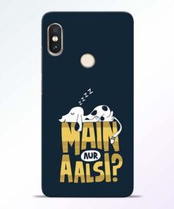 Main Aur Aalsi Redmi Note 5 Pro Mobile Cover