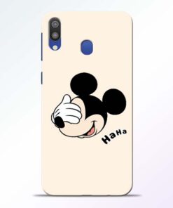 Mickey Face Samsung Galaxy M20 Mobile Cover