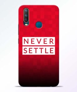 Never Settle Vivo U10 Mobile Cover