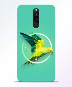 Parrot Art Redmi 8 Mobile Cover
