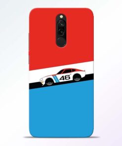 Racing Car Redmi 8 Mobile Cover