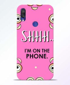 Shhh Phone Redmi Note 7 Pro Mobile Cover