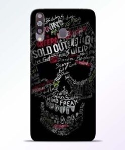 Skull Face Samsung Galaxy M30 Mobile Cover