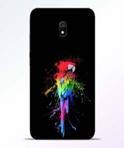 Splatter Parrot Redmi 8A Mobile Cover