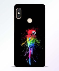 Splatter Parrot Redmi Note 5 Pro Mobile Cover