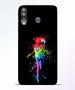 Splatter Parrot Samsung Galaxy M30 Mobile Cover
