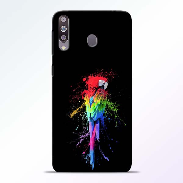 Splatter Parrot Samsung Galaxy M30 Mobile Cover 1 Splatter Parrot Samsung Galaxy M30 Mobile Cover