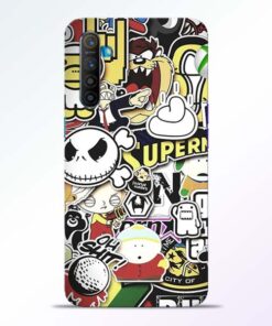 Sticker Bomb Realme XT Mobile Cover