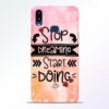 Stop Dreaming Samsung Galaxy A10s Mobile Cover