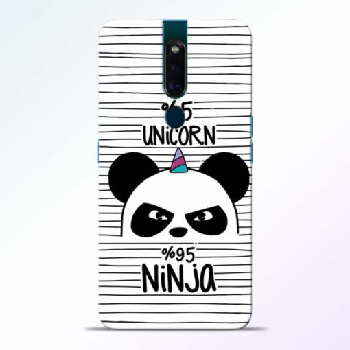 Unicorn Panda Oppo F11 Pro Mobile Cover