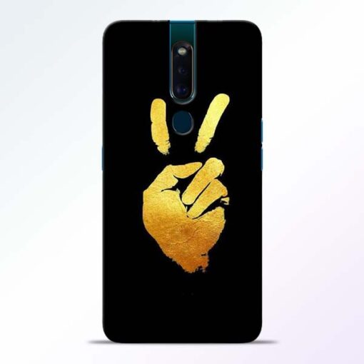Victory Hand Oppo F11 Pro Mobile Cover