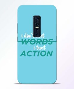 Words Action Vivo V17 Pro Mobile Cover