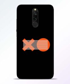 XO Pattern Redmi 8 Mobile Cover