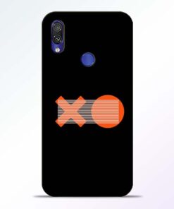XO Pattern Redmi Note 7 Pro Mobile Cover