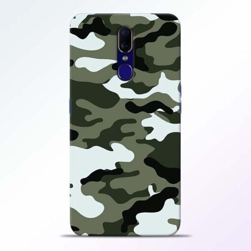 Army Camo Oppo F11 Mobile Cover