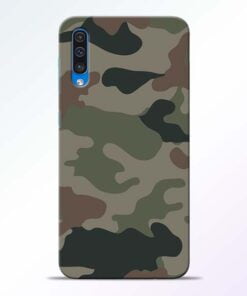 Army Camouflage Samsung A50 Mobile Cover - CoversGap