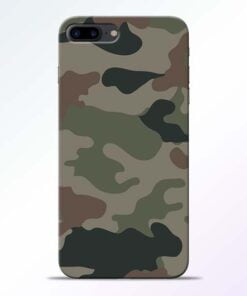 Buy Army Camouflage iPhone 8 Plus Mobile Cover at Best Price