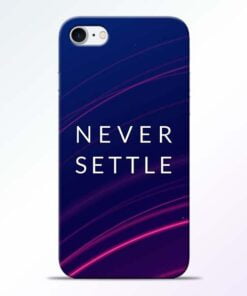 Buy Blue Never Settle iPhone 8 Mobile Cover at Best Price
