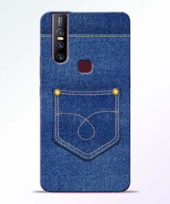 Blue Pocket Vivo V15 Mobile Cover