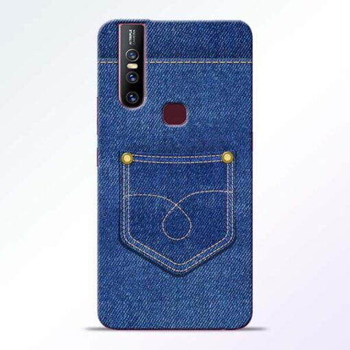 Blue Pocket Vivo V15 Mobile Cover