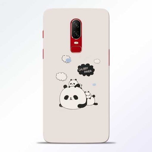 Chubby Panda OnePlus 6 Mobile Cover