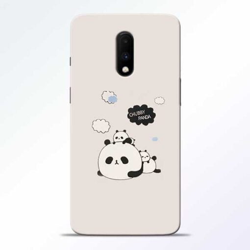 Chubby Panda OnePlus 7 Mobile Cover